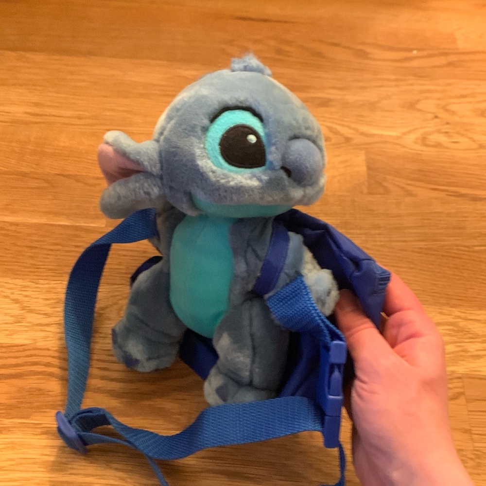 RARE LILO & STITCH WALT DISNEY DISNEYLAND RESORT PLUSH FANNY PACK POUCH PURSE